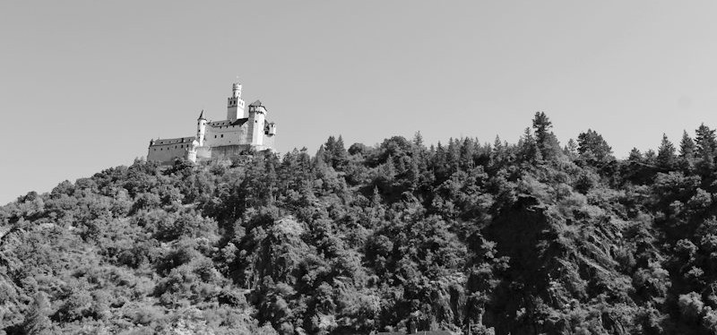 Marksburg Castle, the Rhine, Germany